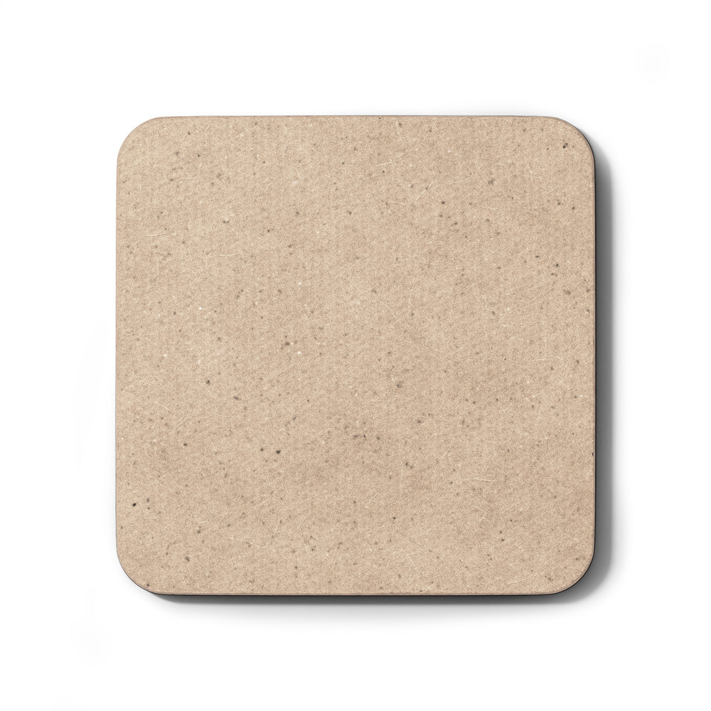 Hardboard back coaster