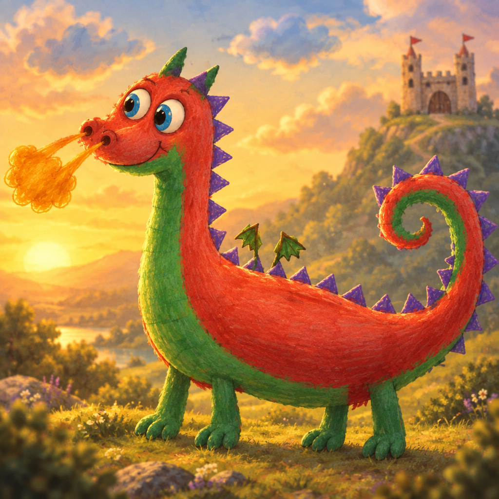 A dragon illustration of the kind that gets animated